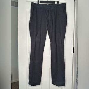 Mens Gap grey twill pants 34x32 skinny